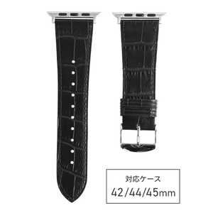 バンビ Apple Watch対応バンド マットエンボス 42/44/45mm ブラック ブラック RWK031AW バンビ Apple Watch対応バンド マットエンボス 42/44/45mm ブラック ブラック RWK031AW