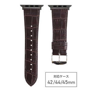 バンビ Apple Watch対応バンド マットエンボス 42/44/45mm ダークブラウン ダークブラウン RWK531BW バンビ Apple Watch対応バンド マットエンボス 42/44/45mm ダークブラウン ダークブラウン RWK531BW