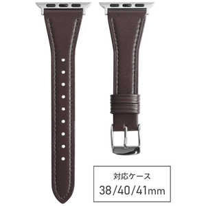 バンビ Apple Watch対応バンド スタンダードカーフ ダークブラウン RWC027BU バンビ Apple Watch対応バンド スタンダードカーフ ダークブラウン RWC027BU