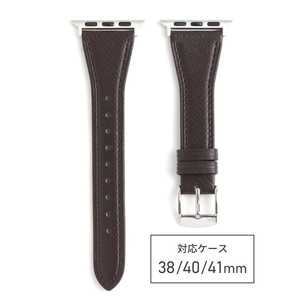 バンビ Apple Watch対応バンド ウォッシャブル ダークブラウン  RWC038BU