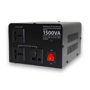 カシムラ 大型変圧器 100V/220-240V 1500VA WT-19EJ