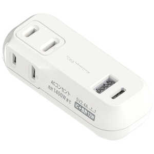 カシムラ 旅行用2AC2USB A+C 12W リバーシブル 自動識別 ホワイト WM-26 カシムラ 旅行用2AC2USB A+C 12W リバーシブル 自動識別 ホワイト WM-26