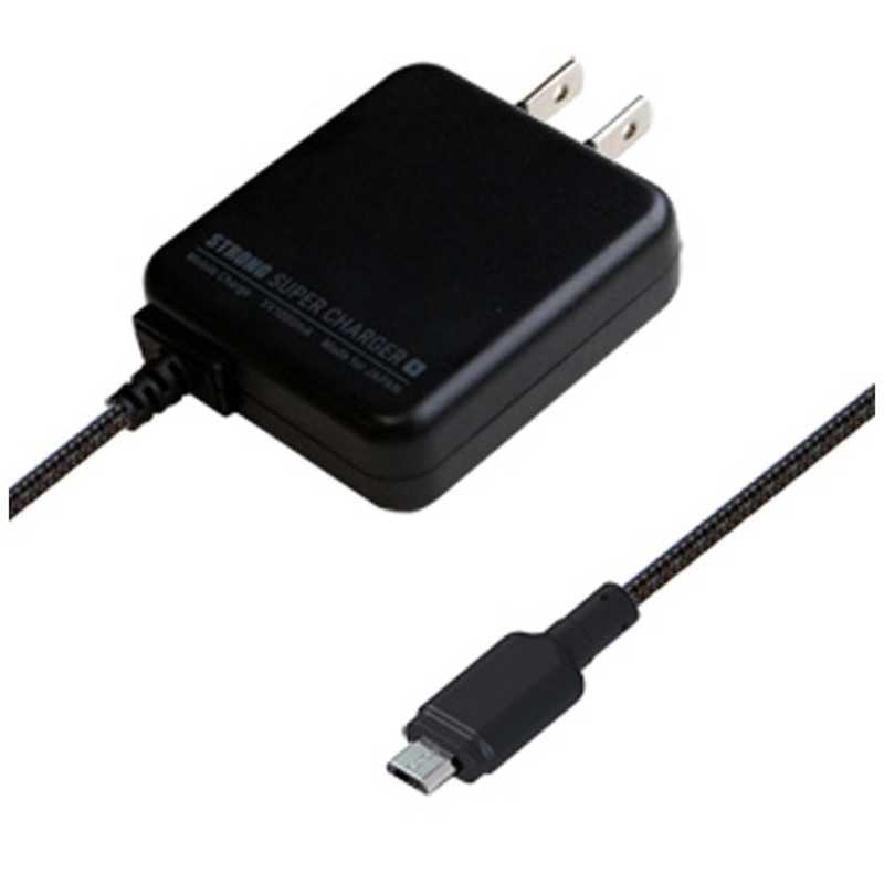 カシムラ カシムラ [micro USB]ケーブル一体型AC充電器 (1m･ブラック) AJ-521 AJ-521