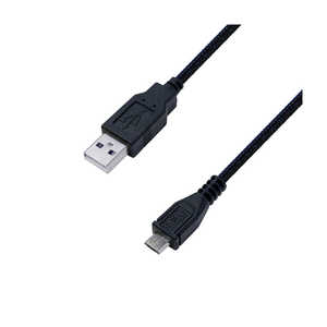 カシムラ USB充電器&同期ケーブル 2m 2.1A micro STRONG BK [2.0m] AJ-564