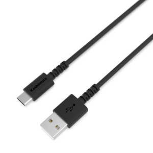 カシムラ USB充電＆同期ケーブル 1.2m AC 抗菌 BK ［1.2m］ AJ631
