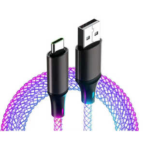 カシムラ USB充電&同期ケーブル 1.2m AC レインボーLED AJ636 カシムラ USB充電&同期ケーブル 1.2m AC レインボーLED AJ636