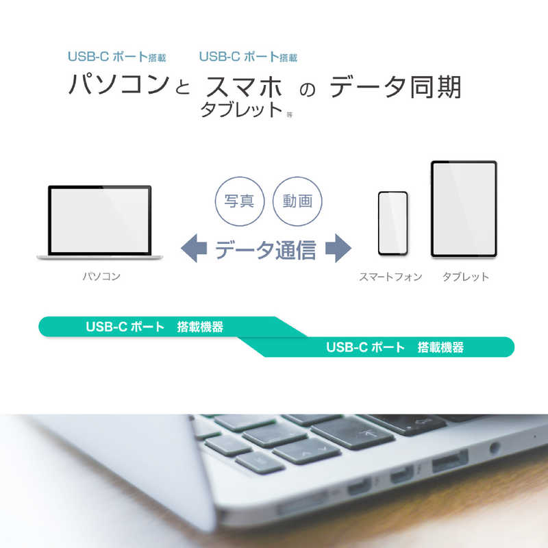 カシムラ カシムラ USB充電＆同期ケーブル リール80cm PD60W対応 Type-C-C ブラック AJ-648 AJ-648