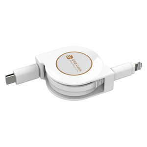 カシムラ USB充電&同期ケーブル リール 80cm C-LN KL84