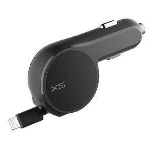 カシムラ DC充電器リール Lightning(3A/極小) KL-111 カシムラ DC充電器リール Lightning(3A/極小) KL-111