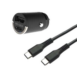 カシムラ DCPD20W USB 2ポート QC3 自動判定 コンパクト CCケーブル付 DC042 カシムラ DCPD20W USB 2ポート QC3 自動判定 コンパクト CCケーブル付 DC042