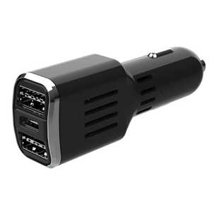 カシムラ DC充電器 Type-C/1ポート USB-A/2ポート DC-044 カシムラ DC充電器 Type-C/1ポート USB-A/2ポート DC-044