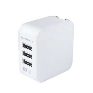 AC-USB充電アダプター (18W/100V~240V対応) カシムラ AC-018 AC-USB充電アダプター (18W/100V~240V対応) カシムラ AC-018
