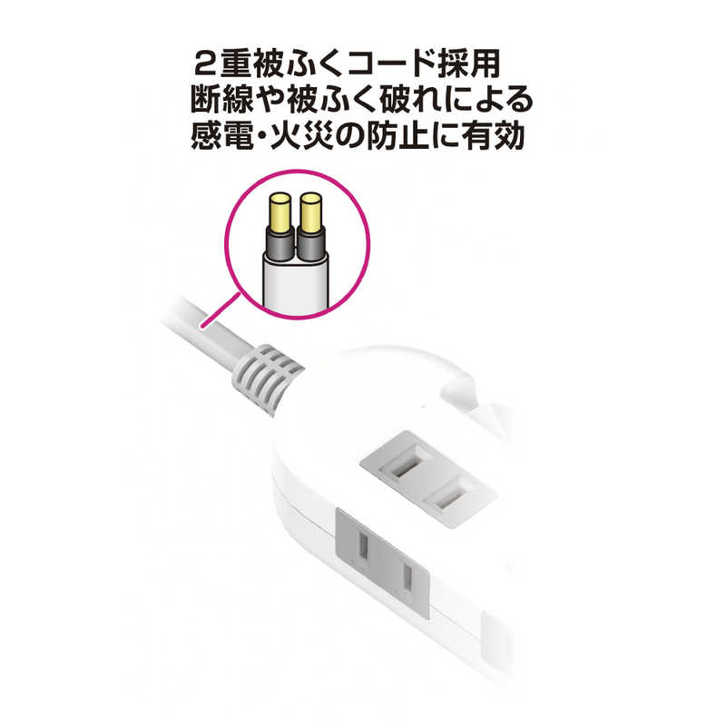 カシムラ カシムラ リバーシブルUSB4ポート付コード1.2m電源タップ AC-022 AC-022