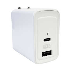 JV AC[d USBA+C PD65W  o[Vu [2|[g /USB Power DeliveryΉ /GaN(KE) ̗p] AC-050