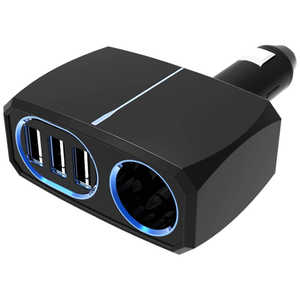 カシムラ ダイレクトソケット 3リバーシブルUSB 動判定 7.2A KX213