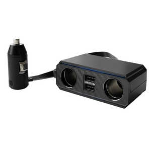 カシムラ フラットコード2連セパレートソケット 2リバーシブルUSB自動判定 4.8A KX223 カシムラ フラットコード2連セパレートソケット 2リバーシブルUSB自動判定 4.8A KX223