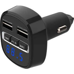 カシムラ Bluetooth FMトランスミッター フルバンド USB2ポート4.8A リバーシブル 自動判定 KD-219