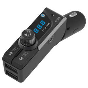 カシムラ Bluetooth FMトランスミッター フルバンド USB2ポート 自動判定 AUX KD230