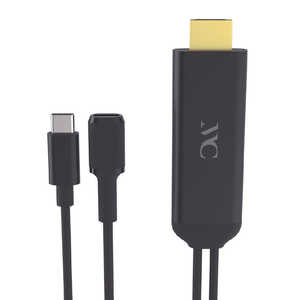 カシムラ 1m HDMI変換ケーブル iPhone専用 USB-C中継 ［Type-Cオス・オス /HDMI］ KD-265