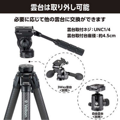 Velbon PH-285 超大型雲台 Velbon（ベルボン） 雲台 PH-285 - ハクバ写真産業