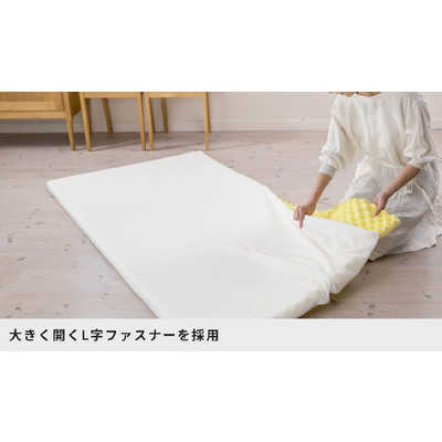 西川 Dots ヘルシーライトマットレス セミダブルサイズ の通販