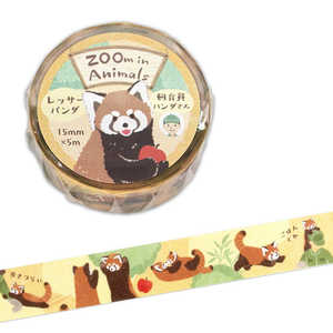 エヌビー社 マスキングテープ レッサーパンダ 5425206 エヌビー社 マスキングテープ レッサーパンダ 5425206