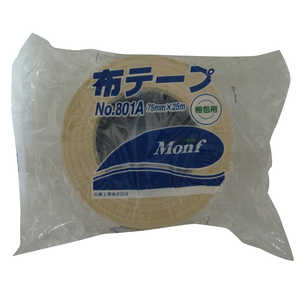古藤工業 布粘着テープ 75mm×25m No.801A ヌノネンチャクテープ75mm25 古藤工業 布粘着テープ 75mm×25m No.801A ヌノネンチャクテープ75mm25
