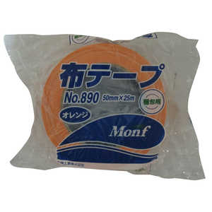 古藤工業 カラー布粘着テープ オレンジ 50mm×25m No.890 カラーヌノネンチャクテープオレンジ 古藤工業 カラー布粘着テープ オレンジ 50mm×25m No.890 カラーヌノネンチャクテープオレンジ