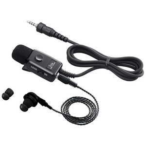 アイコム タイピンマイクロホン 黒 HM179PI アイコム タイピンマイクロホン 黒 HM179PI