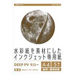PCM竹尾 インクジェット専用紙 DEEP PV(A4･5枚･モロー) DPVA4K‐1006