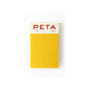 PCM竹尾 全面のり付箋 PETA clear S レモン 1736168