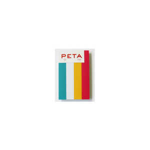 PCM竹尾 全面のり付箋 PETA アソート 01(12.5×80mm×4色) 1736877 PCM竹尾 全面のり付箋 PETA アソート 01(12.5×80mm×4色) 1736877