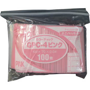生産日本社 セイニチユニパックGPC‐4カラーチャックピンク GPC4COLORCHAKKUPINK 生産日本社 セイニチユニパックGPC‐4カラーチャックピンク GPC4COLORCHAKKUPINK