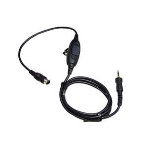 八重洲無線 ヘッドセット接続用PTTケーブル STR BLACK SCU51
