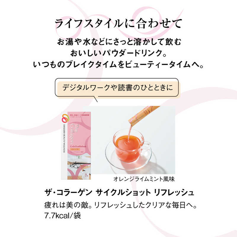資生堂 資生堂 The Collagen(ザ・コラーゲン)サイクルショット リフレッシュ 2g×7袋［美容食品］  