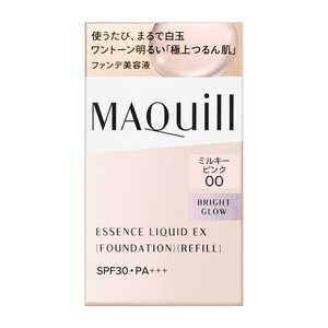 資生堂 MAQuillAGE(マキアージュ)エッセンスリキッド EX ブライトグロウ (レフィル) ミルキーピンク00(24ml)［ファンデーション］ 