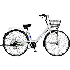 サイモト自転車 自転車 ダカラットココ 276 ホワイト (外装6段 /27インチ)【組立商品につき返品不可】 FVB276BAPSHDE