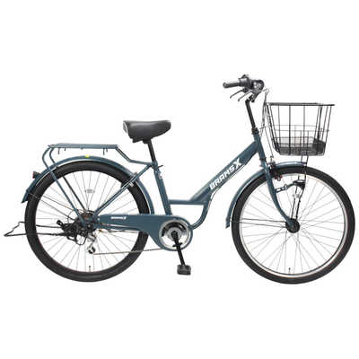 サイモト自転車 自転車 ブラムスX軽快 [外装6段/26インチ] マット 
