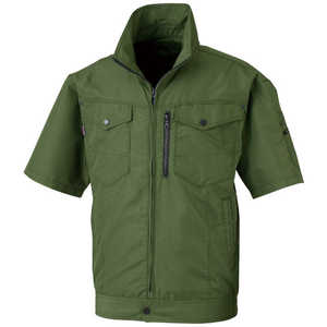 ビッグボーン商事 bigborn(ビッグボーン) 空調風神服 半袖ジャケット [ディープグリーン/6Lサイズ] BK6078S-47 6L