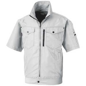 ビッグボーン商事 bigborn(ビッグボーン) 空調風神服 半袖ジャケット [シルバー/7Lサイズ] BK6078S-6 7L