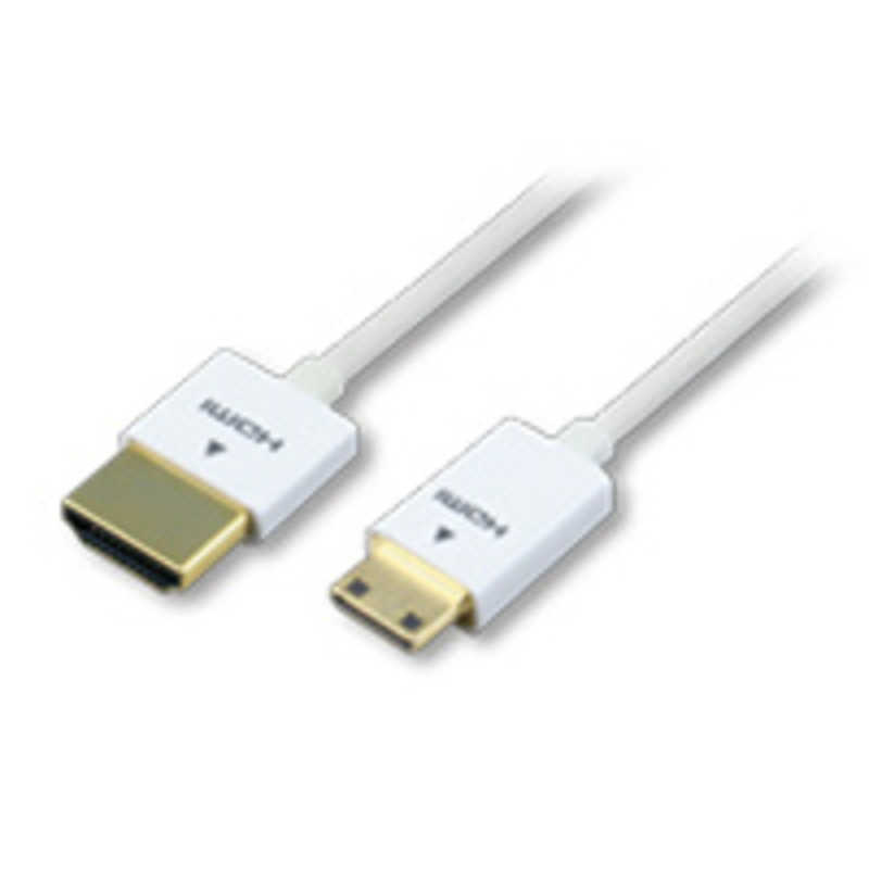 HARMONET HARMONET HDMIケーブル ホワイト [0.7m /HDMI⇔miniHDMI] HHC-14TANC-P7M HHC-14TANC-P7M