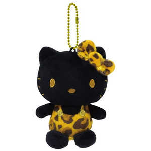 ケイカンパニー サンリオ ハローキティ(ヒョウ柄シリーズ) ボールチェーンマスコット ブラック/ブラウン KTH-BM2-BKB