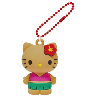 ハローキティ　銀座カンカン娘 HELLO KITTY (ハローキティ) ファスナーマスコット 東京限定