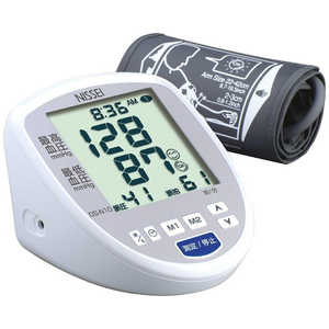 日本精密測器 血圧計NISSEI 上腕(カフ)式  DS‐N10 (ホワイト)