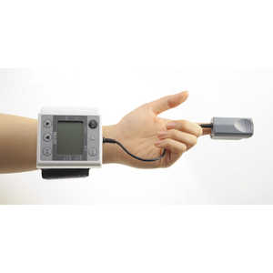 日本精密測器 デジタル血圧計+パルスモニタ グレー WB100