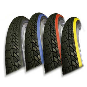 パナレーサー 自転車用タイヤ パセラコンパクト 18×1.50 8H185BOP-PA-BR ブラック×レッド 8H185BOP-PA-BR