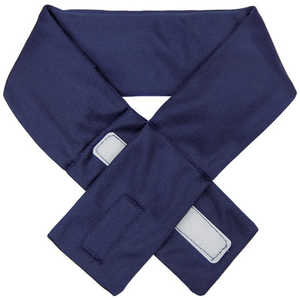 日本緑十字 緑十字 熱中症予防対策商品 涼感ネッククーラー(保冷剤付き) ネイビー 65×600mm 375637