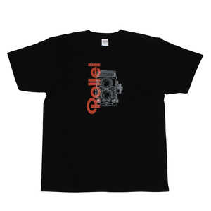 ROLLEI ローライ 公式プロダクト さらさら着心地Tシャツ FLEX+ロゴ 男女兼用 Lサイズ ブラック RL-039L-BK ROLLEI ローライ 公式プロダクト さらさら着心地Tシャツ FLEX+ロゴ 男女兼用 Lサイズ ブラック RL-039L-BK