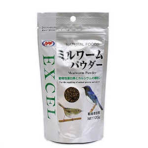 ナチュラルペットフーズ エクセル ミルワームパウダー 100g 