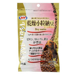 ナチュラルペットフーズ WauWau 乾燥小粒納豆 80g 